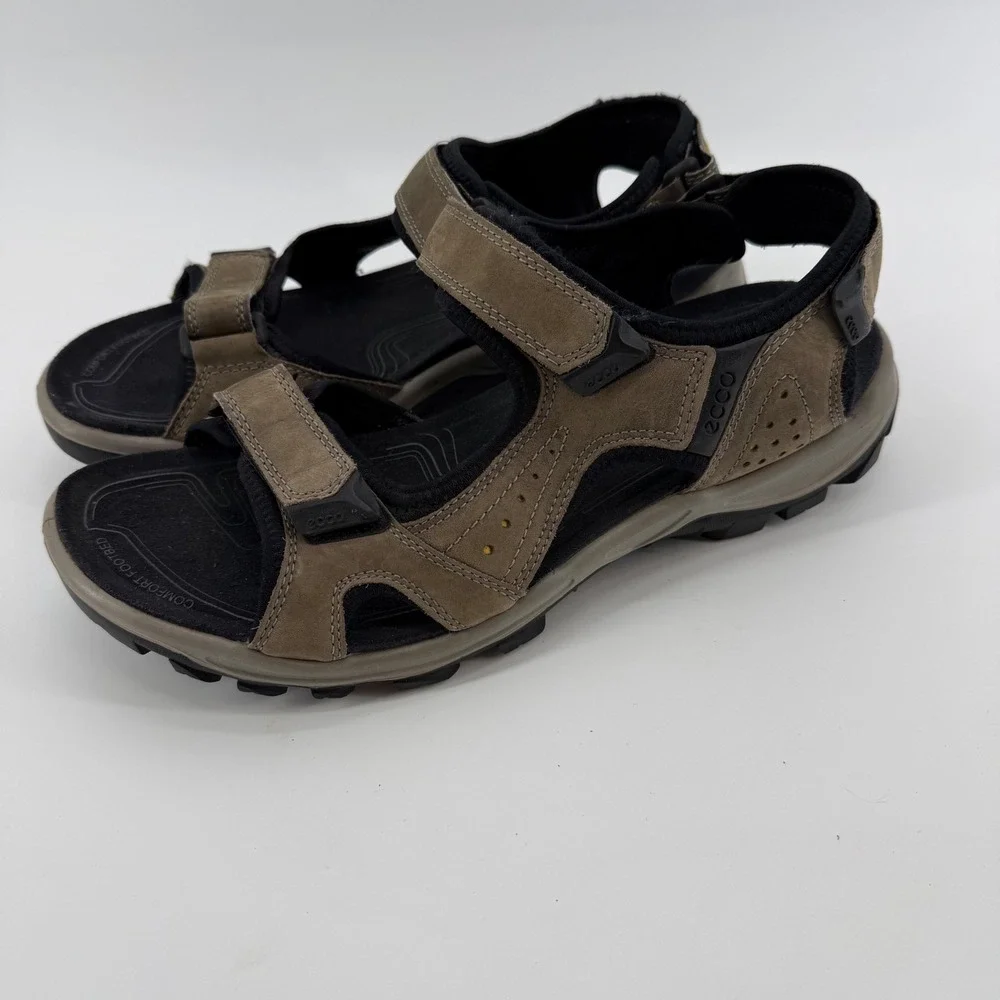 ECCO Offroad Yucatan Beige Hiking Walking Sandals‎ Mens EU 46 US 12 Gorpcore